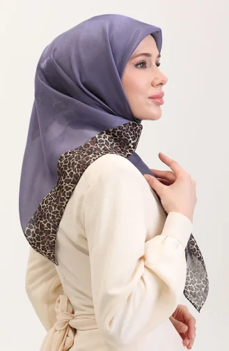 Etnik Kehribar Eşarp 70292-08 Lila