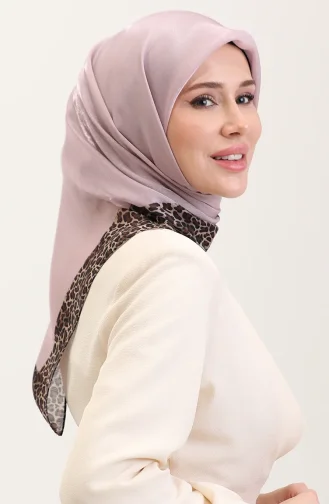 Etnik Kehribar Eşarp 70292-16 Pudra