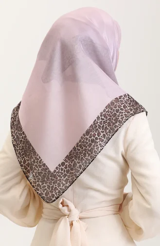 Etnik Kehribar Eşarp 70292-16 Pudra