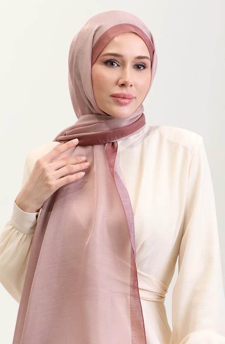 Amber Luxury Shawl 70274-03 Powder Brown 70274-03