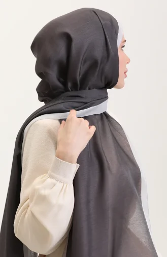 Kehribar Lüks Şal 70274-08 Toprak Gümüş Gri