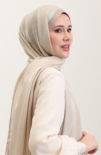 Kehribar Lüks Şal 70274-09 Bej