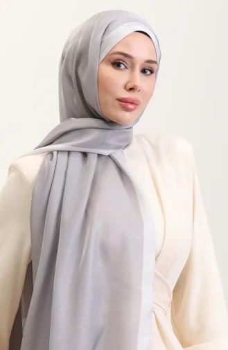 Amber Luxe Sjaal 70274-10 Steen Zilvergrijs 70274-10