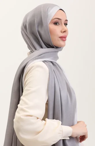 Amber Luxe Sjaal 70274-10 Steen Zilvergrijs 70274-10