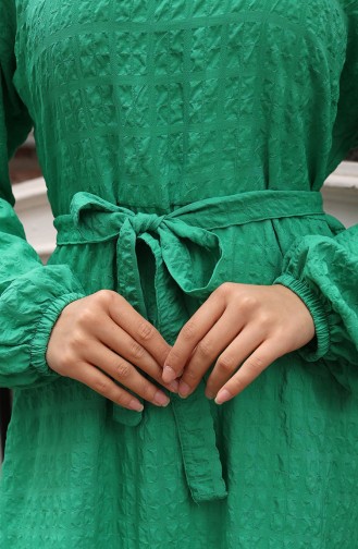 Grün Hijab Kleider 2020-05