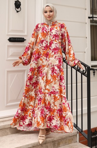 Robe Hijab Fushia 2021-05