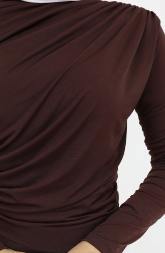 Brown Blouse 71264-02