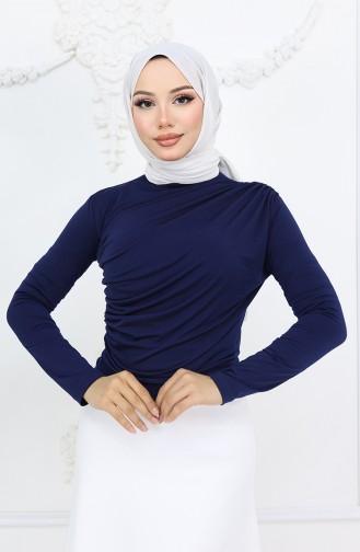 Dunkelblau Bluse 71264-04