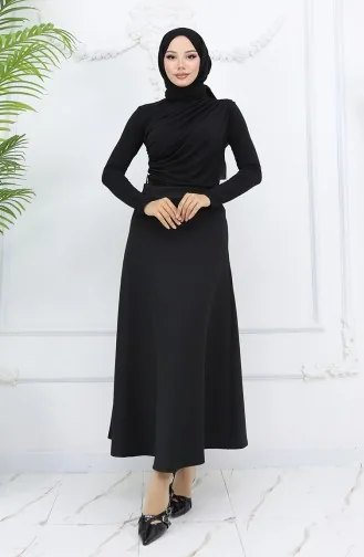 Rollkragenbluse 71264-05 Schwarz 71264-05