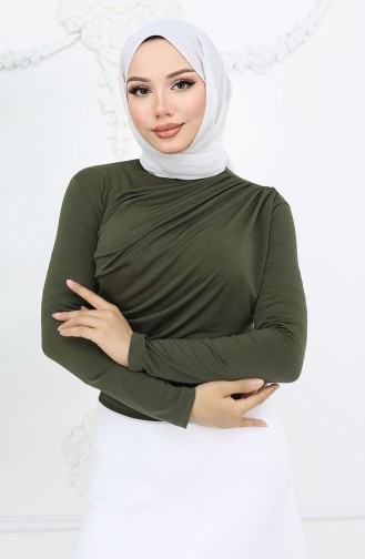 Khaki Blouse 71264-06