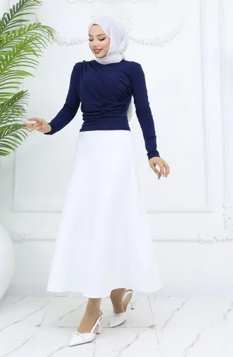 Coltrui Met Knoopdetail 71267-01 Marineblauw 71267-01