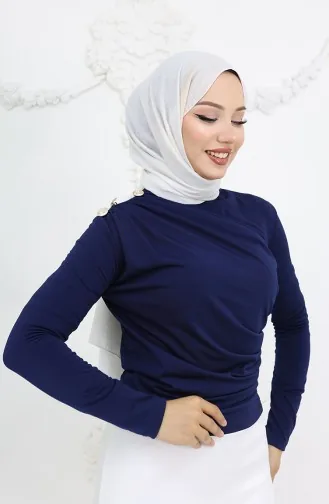 Coltrui Met Knoopdetail 71267-01 Marineblauw 71267-01