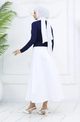 Coltrui Met Knoopdetail 71267-01 Marineblauw 71267-01