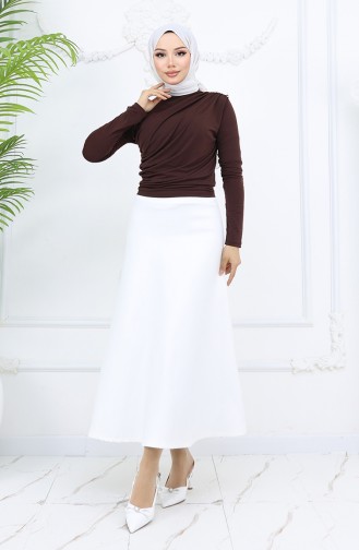 Brown Blouse 71267-03