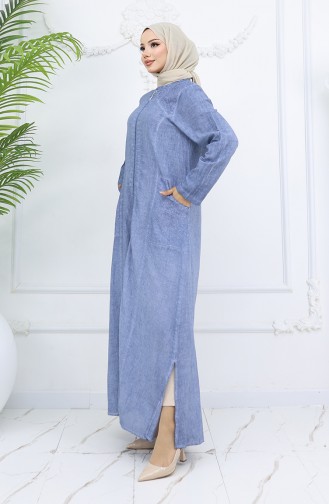 Ice Blue Abaya 2016-05