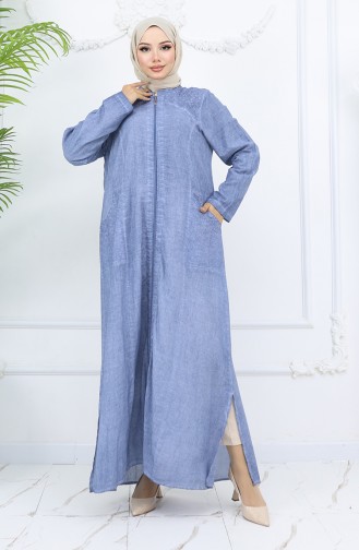 Ice Blue Abaya 2016-05