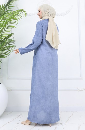 Ice Blue Abaya 2016-05