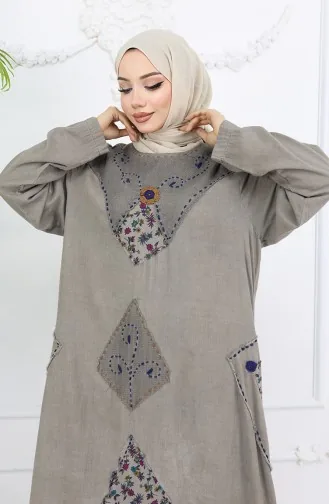 Şile Cloth Authentic Dress 2027-03 Beige 2027-03