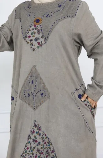 Şile Cloth Authentic Dress 2027-03 Beige 2027-03