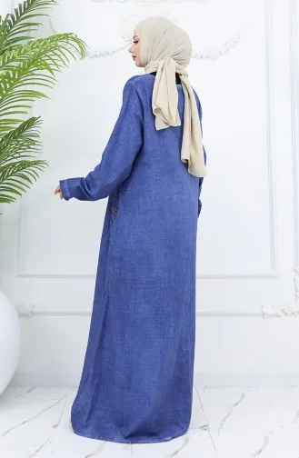 Şile Cloth Authentic Dress 2027-04 Indigo 2027-04