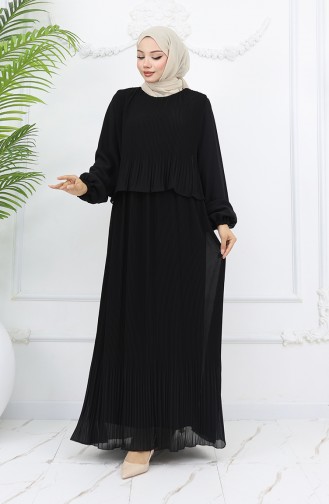 Black İslamitische Jurk 2044-01