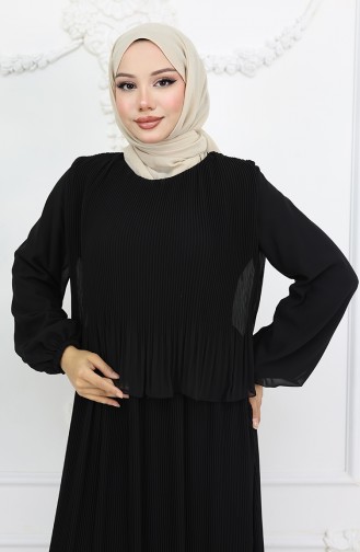 Black İslamitische Jurk 2044-01