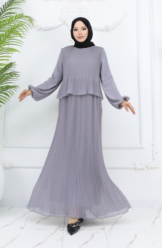 Robe Hijab Gris 2044-04