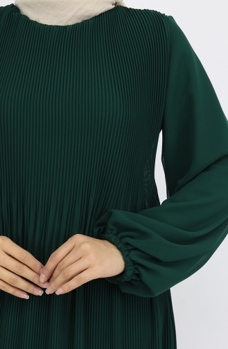 Robe Hijab Vert emeraude 2044-05