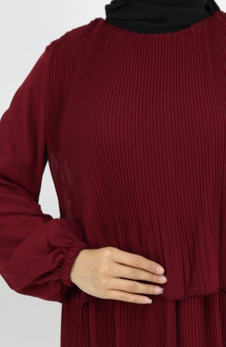 Robe Hijab Bordeaux 2044-06