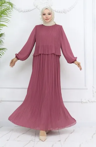 فستان شيفون متعدد الثنيات 2044-10 داستي روز 2044-10