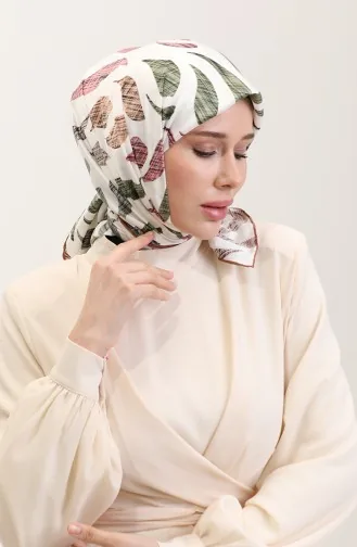 Écharpe à Motifs 70289-06 Vison Vert 70289-06