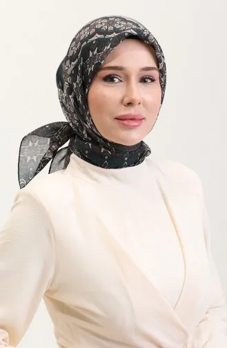 Kehribar Eşarp 70291-01 Petrol Mavisi