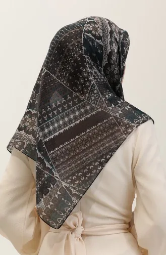 Kehribar Eşarp 70291-01 Petrol Mavisi