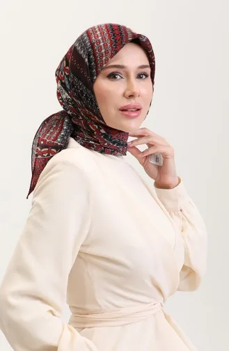 Kehribar Eşarp 70291-04 Bordo