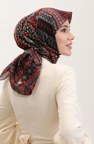 Kehribar Eşarp 70291-04 Bordo