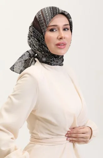 وشاح العنبر 70291-07 قهوة مرة كاكي 70291-07