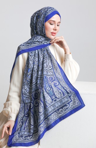 Châle Doux à Motifs Ethniques 90188-01 Saks Gris 90188-01