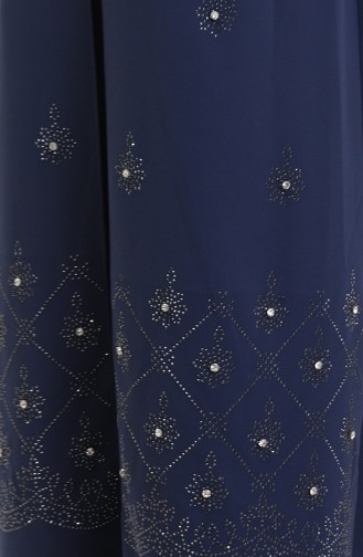Indigo İslamitische Jurk 6205-04