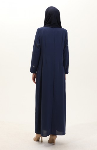 Indigo İslamitische Jurk 6205-04