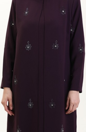 Lila Hijab Kleider 6205-06