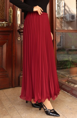 Claret Red Skirt 4046-06