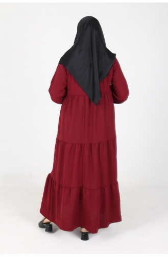 Robe Hijab Bordeaux 4909-01