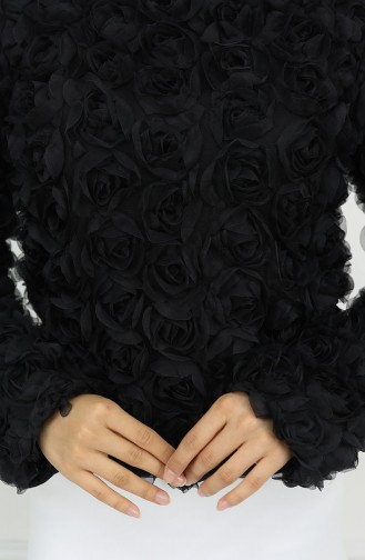 Schwarz Bluse 41185-01