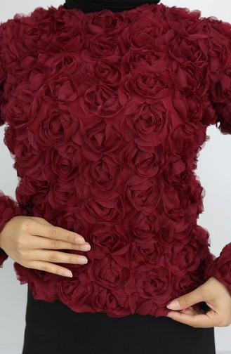 Claret Red Blouse 41185-02
