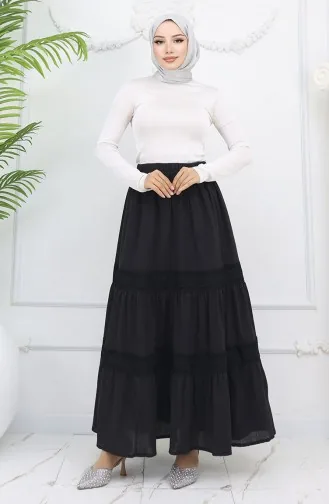 Şile Cloth Skirt 0102-01 Black 0102-01