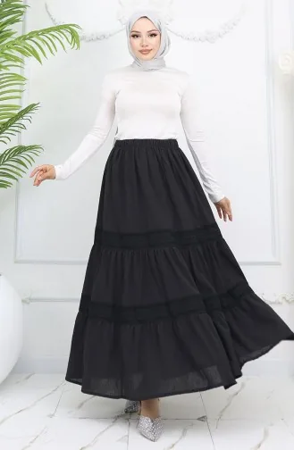 Şile Cloth Skirt 0102-01 Black 0102-01