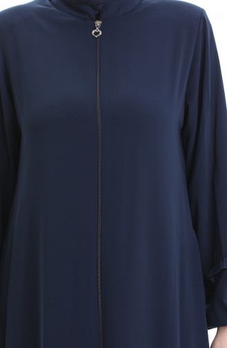 Navy Blue Abaya 5078-02