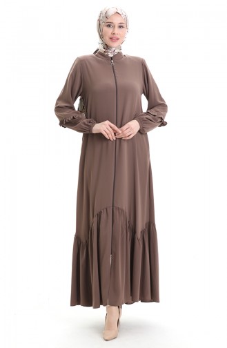 Maroon Abaya 5078-07