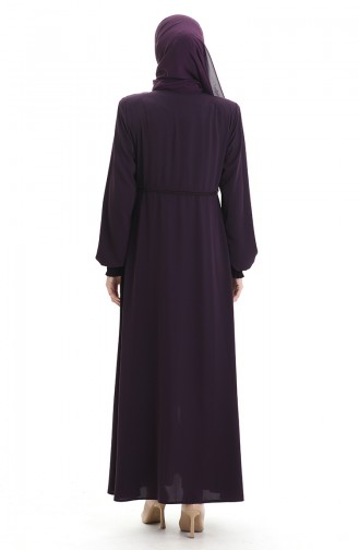 Plum Abaya 5079-02
