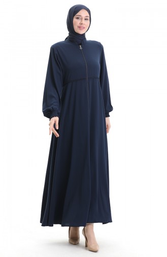 Navy Blue Abaya 5079-03